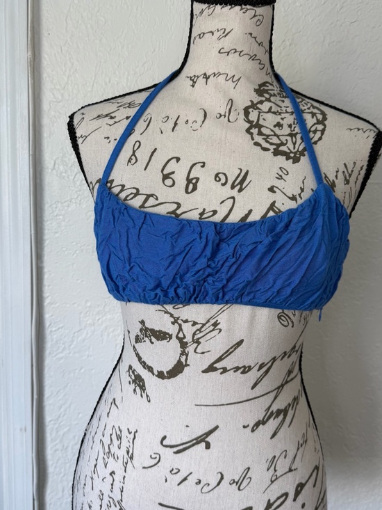PrettyLittleThing Tops - PrettyLittleThing Royal Blue Ruched Halter Top